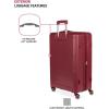 imageSwissGear 8090 Hardside Expandable Luggage with Spinner Wheels Black CheckedLarge 28InchBurgundy