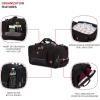 imageSwissGear Apex Duffle Bag for Travel and Gym with BungeeCord SystemBlack