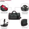 imageSwissGear Apex Duffle Bag for Travel and Gym with BungeeCord SystemGreyBlack Dobby