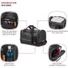 imageSwissGear Apex Duffle Bag for Travel and Gym with BungeeCord SystemGreyBlack Dobby