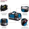 imageSwissGear Apex Duffle Bag for Travel and Gym with BungeeCord SystemGreyBlueWhite