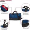 imageSwissGear Apex Duffle Bag for Travel and Gym with BungeeCord SystemNavy Dobby