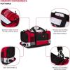 imageSwissGear Apex Duffle Bag for Travel and Gym with BungeeCord SystemRedBlackWhite