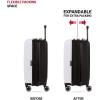 imageSwissGear Duet Hardside Expandable Luggage with Spinner Wheels Light BlueNavy 3Piece Set 192428BlackWhite