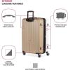 imageSwissGear Duet Hardside Expandable Luggage with Spinner Wheels Light BlueNavy 3Piece Set 192428IvoryTaupe