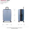 imageSwissGear Duet Hardside Expandable Luggage with Spinner Wheels Light BlueNavy 3Piece Set 192428Light BlueNavy