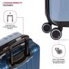 imageSwissGear Duet Hardside Expandable Luggage with Spinner Wheels Light BlueNavy 3Piece Set 192428Light BlueNavy