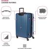 imageSwissGear Duet Hardside Expandable Luggage with Spinner Wheels Light BlueNavy 3Piece Set 192428Light BlueNavy