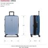 imageSwissGear Duet Hardside Expandable Luggage with Spinner Wheels Light BlueNavy 3Piece Set 192428Light BlueNavy