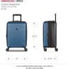 imageSwissGear Duet Hardside Expandable Luggage with Spinner Wheels Light BlueNavy 3Piece Set 192428NavyBlack