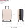 imageSwissGear Duet Hardside Expandable Luggage with Spinner Wheels Light BlueNavy 3Piece Set 192428PinkDark Grey