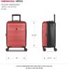 imageSwissGear Duet Hardside Expandable Luggage with Spinner Wheels Light BlueNavy 3Piece Set 192428RedBlack