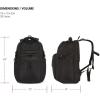 imageSwissGear Endure ScanSmart Laptop Backpack Navy Ballistic 1775InchBlack
