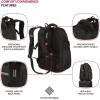 imageSwissGear Endure ScanSmart Laptop Backpack Navy Ballistic 1775InchBlack