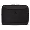 imageSwissGear Padded Zippered Laptop Sleeve MicroTwill Laptop Case with Zippered Front Compartment ampamp Fleece LiningBallistic Black