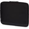 imageSwissGear Padded Zippered Laptop Sleeve MicroTwill Laptop Case with Zippered Front Compartment ampamp Fleece LiningBallistic Black