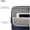 imageSwissGear Padded Zippered Laptop Sleeve MicroTwill Laptop Case with Zippered Front Compartment ampamp Fleece LiningBallistic Navy Blue