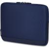 imageSwissGear Padded Zippered Laptop Sleeve MicroTwill Laptop Case with Zippered Front Compartment ampamp Fleece LiningBallistic Navy Blue