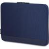 imageSwissGear Padded Zippered Laptop Sleeve MicroTwill Laptop Case with Zippered Front Compartment ampamp Fleece LiningBallistic Navy Blue