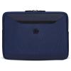 imageSwissGear Padded Zippered Laptop Sleeve MicroTwill Laptop Case with Zippered Front Compartment ampamp Fleece LiningBallistic Navy Blue