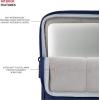 imageSwissGear Padded Zippered Laptop Sleeve MicroTwill Laptop Case with Zippered Front Compartment ampamp Fleece LiningBallistic Navy Blue
