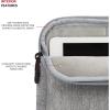 imageSwissGear Padded Zippered Laptop Sleeve MicroTwill Laptop Case with Zippered Front Compartment ampamp Fleece LiningLight Gray Heather