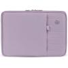 imageSwissGear Padded Zippered Laptop Sleeve MicroTwill Laptop Case with Zippered Front Compartment ampamp Fleece LiningLilac