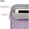 imageSwissGear Padded Zippered Laptop Sleeve MicroTwill Laptop Case with Zippered Front Compartment ampamp Fleece LiningLilac