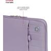 imageSwissGear Padded Zippered Laptop Sleeve MicroTwill Laptop Case with Zippered Front Compartment ampamp Fleece LiningLilac