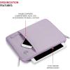 imageSwissGear Padded Zippered Laptop Sleeve MicroTwill Laptop Case with Zippered Front Compartment ampamp Fleece LiningLilac