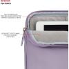 imageSwissGear Padded Zippered Laptop Sleeve MicroTwill Laptop Case with Zippered Front Compartment ampamp Fleece LiningLilac