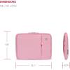 imageSwissGear Padded Zippered Laptop Sleeve MicroTwill Laptop Case with Zippered Front Compartment ampamp Fleece LiningRose