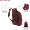 imageSwissGear Serenity Luxe Womens Laptop Backpack Laptop Bag Fits Most 13Inch Laptops Taupe 16 InchesRed