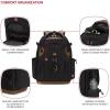 imageSwissGear Tool Bag Backpack Fits Up to 17Inch Laptop Work Pack PRO BlackBrown CanvasBlackBrown Canvas