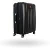 imageSwissGear Vaud Hardside Expandable Luggage with Spinner Wheels Black CheckedMedium 24Inch