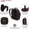 imageWenger Ibex 17 inch Laptop Backpack Mens and Womens Laptop Bag BlackGrayBlueWenger Maxxum 16 Inch Laptop Backpack