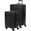 imageSwissGear 7739 Hardside Luggage Trunk with Spinner Wheels Blush CheckedLarge 26InchBlack