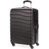 imageSwissGear 7790 Hardside Expandable Luggage with Spinner Wheels Black CheckedMedium 235InchBlack