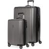 imageSwissGear 7910 Hardside Expandable Luggage with Spinner Wheels TSA Lock and USB Black CarryOn 20InchGunmetal