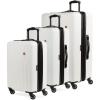 imageSwissGear 8018 Hardside Expandable Luggage with Spinner Wheels Black CarryOn 20InchWhite