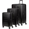 imageSwissGear 8020 Eclipse Hardside Expandable Luggage with Spinner Wheels Powder Blue CarryOn 18InchBlack
