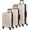 imageSwissGear 8020 Eclipse Hardside Expandable Luggage with Spinner Wheels Powder Blue CarryOn 18InchCream