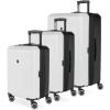 imageSwissGear Duet Hardside Expandable Luggage with Spinner Wheels Light BlueNavy 3Piece Set 192428GreyBlack