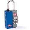 imageSwissGear TSAApproved Travel Sentry Combination Luggage Lock with Resettable Combo and Inspection Indicator Red One SizeBlue