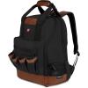 imageSwissGear Tool Bag Backpack Fits Up to 17Inch Laptop Work Pack PRO BlackBrown CanvasBlackBrown Canvas
