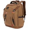 imageSwissGear Tool Bag Backpack Fits Up to 17Inch Laptop Work Pack PRO BlackBrown CanvasBrown Canvas