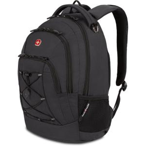 imageSwissGear 1186 Bungee Backpack Black 17InchGrey Laptop Version