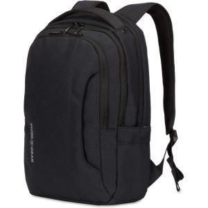 imageSwissGear 3573 Compact Laptop Backpack Black 17Inch