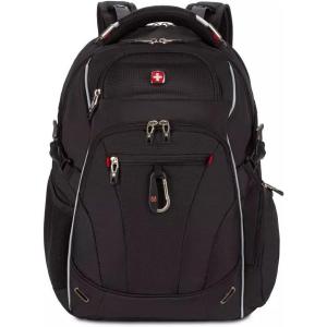 imageSwissGear Endure ScanSmart Laptop Backpack Navy Ballistic 1775InchBlack