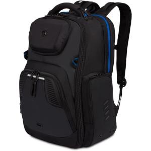 imageSwissGear Gaming Laptop Backpack with Charger Port USB BlueBlack